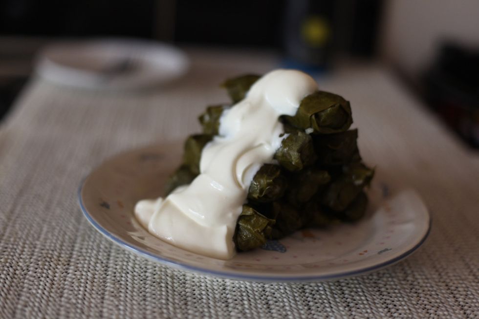 Add As much plain yoghurt as you like and enjoy!!