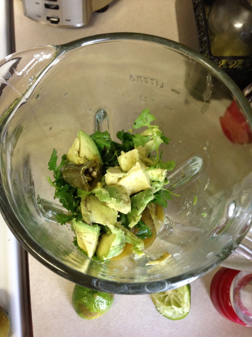 Add avocado to blender