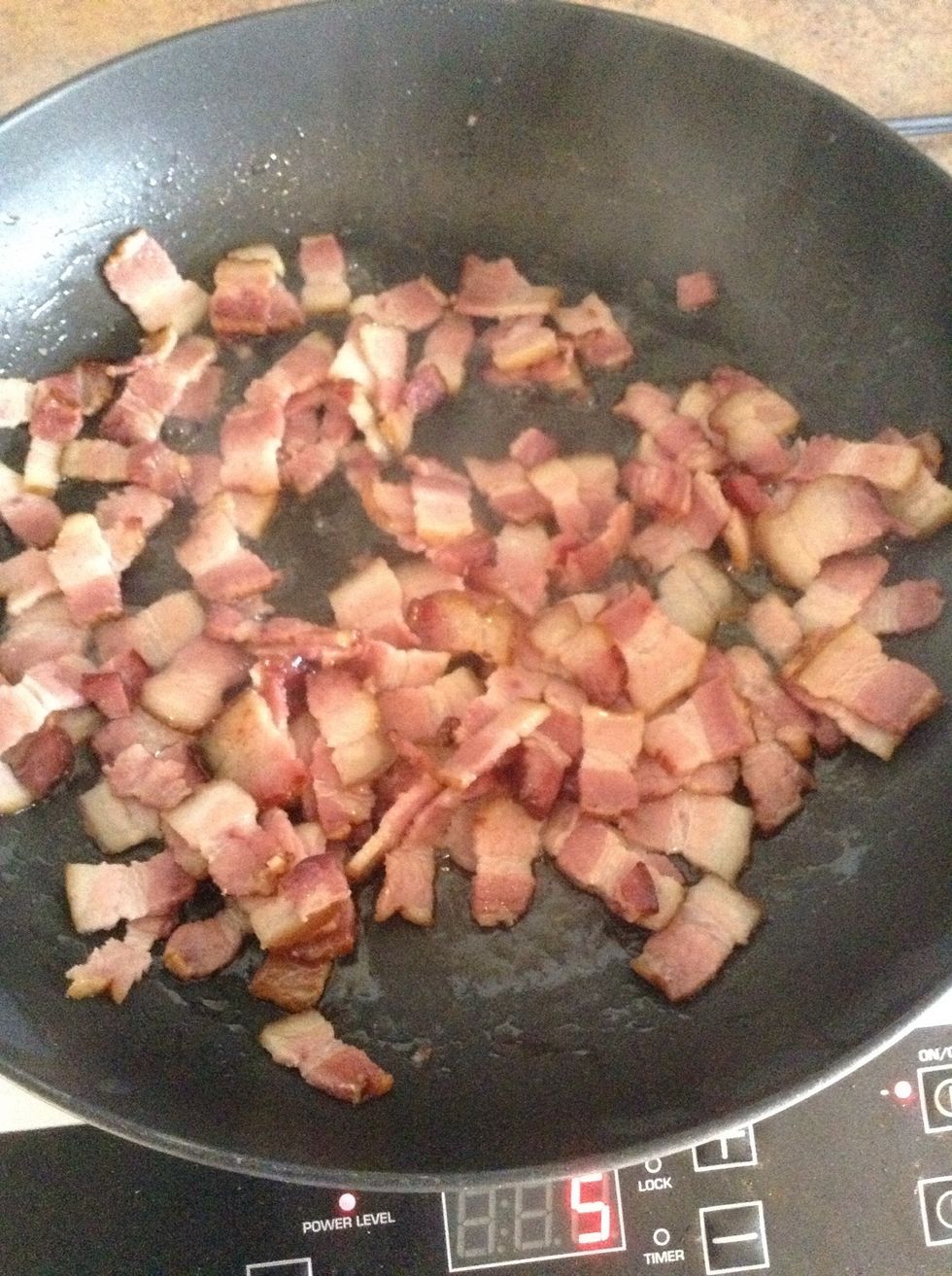 Add bacon to skillet