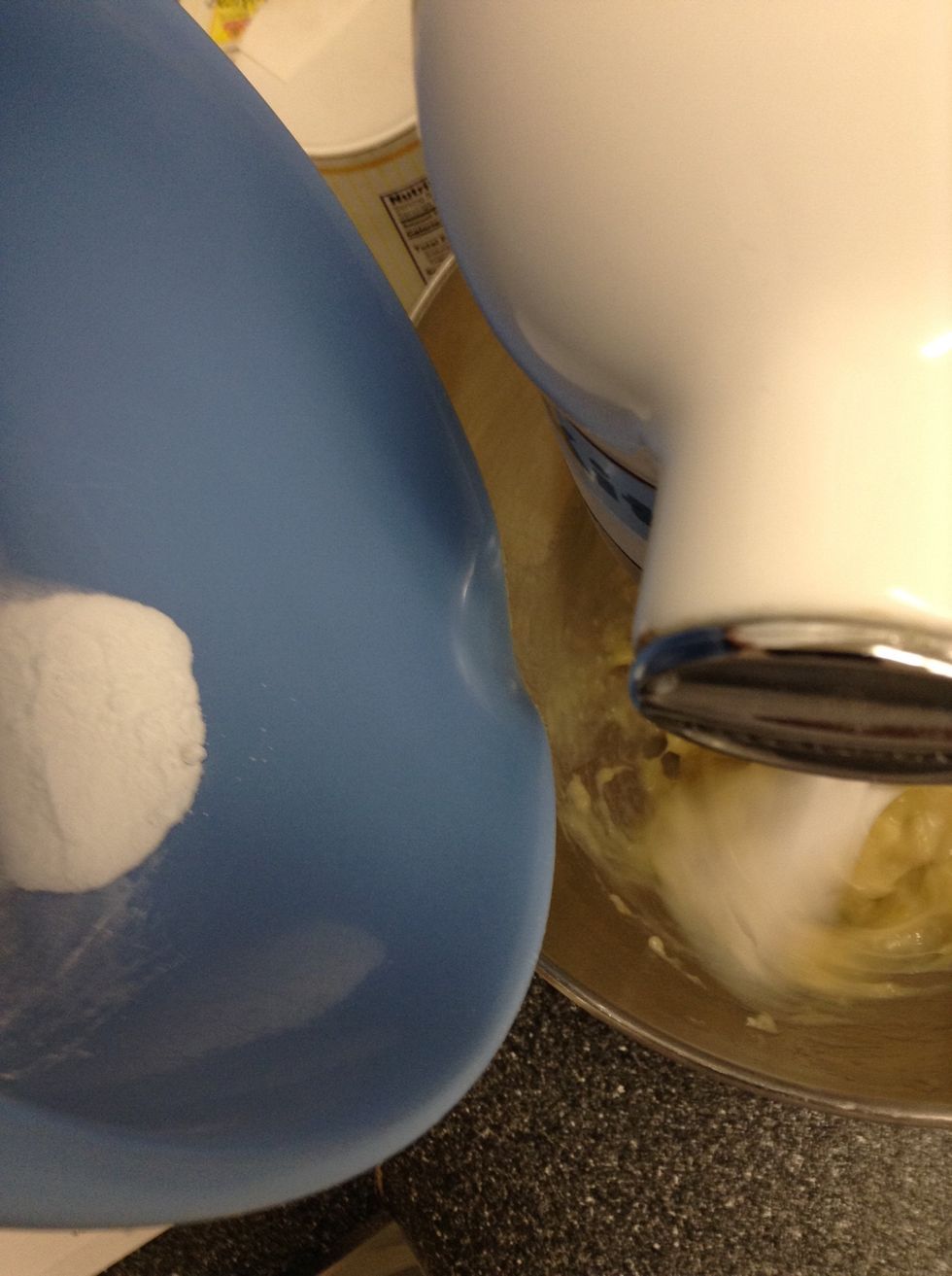 Add baking soda and salt