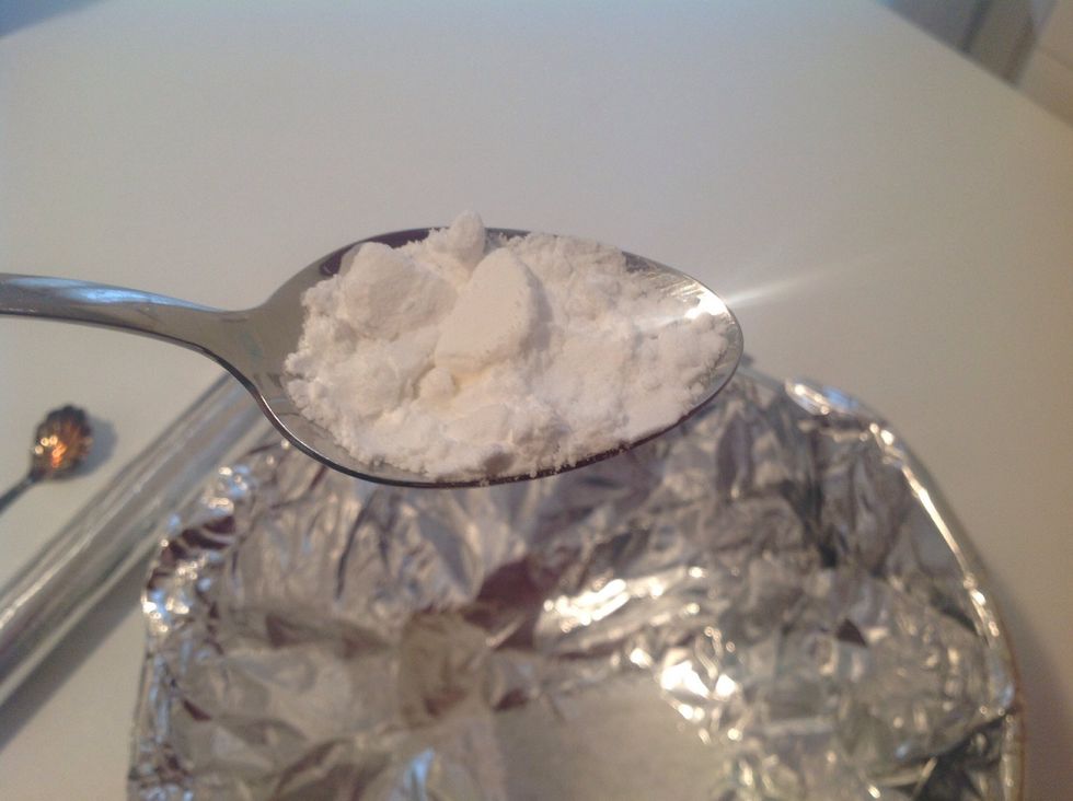 Add baking soda powder