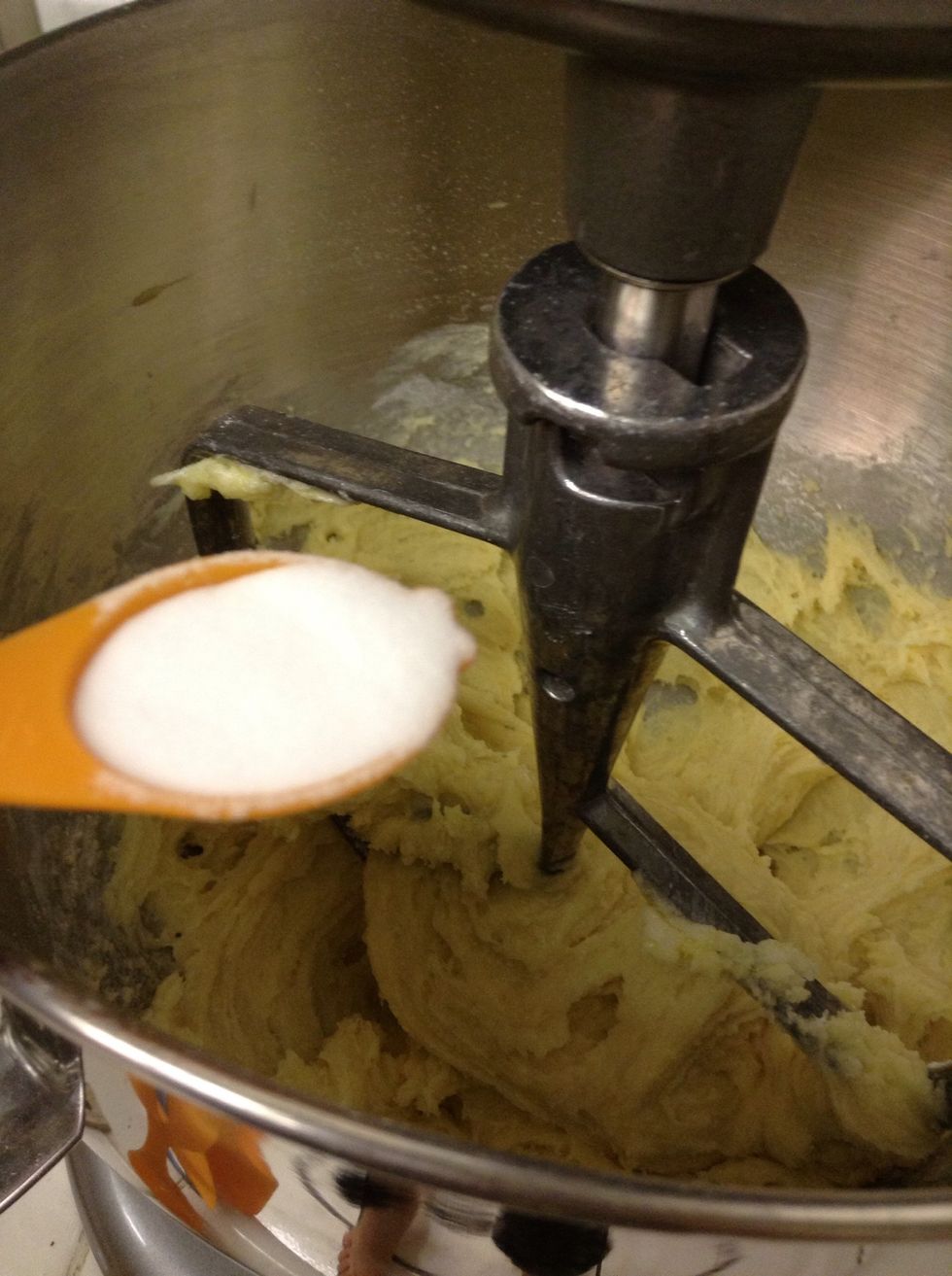 Add baking soda.