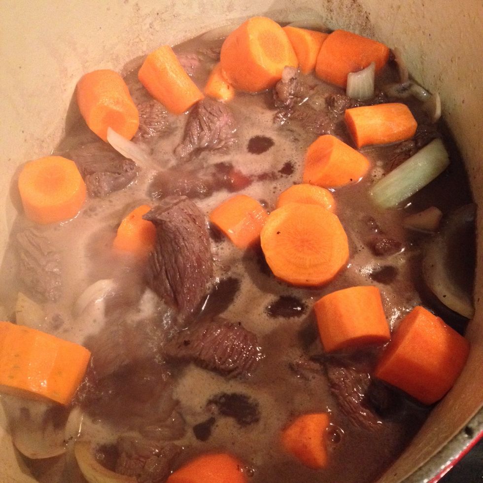 Add beef stock.