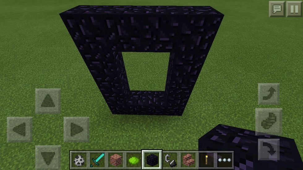 How to make a nether portal on minecraft pe B+C Guides