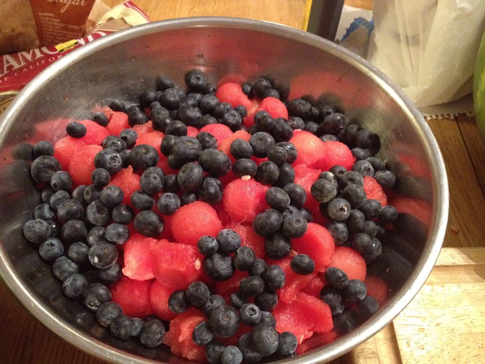 Add blueberries.