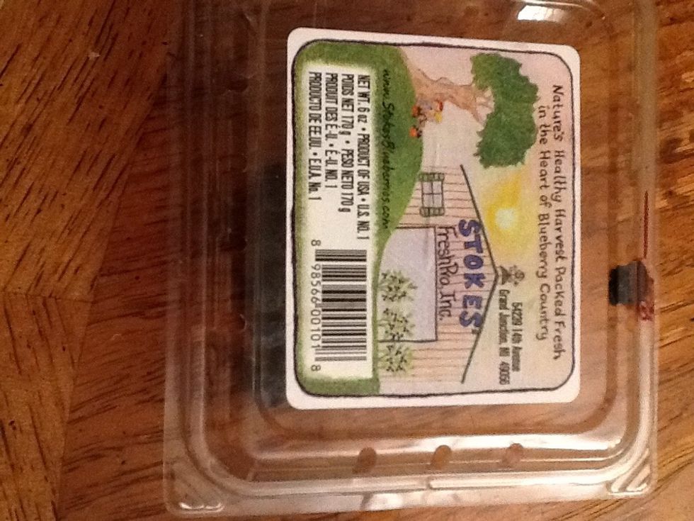 Add blueberry's (you can add pretty much any fruit like raisins, strawberries, etc.