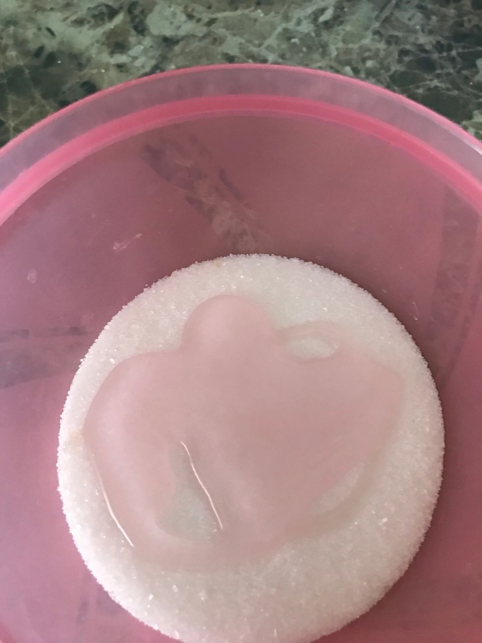 Add body wash or shampoo to the first batch (or add moisturizing cream) note that we will be making 2 batches one with moisturizing cream and one with body wash then combined