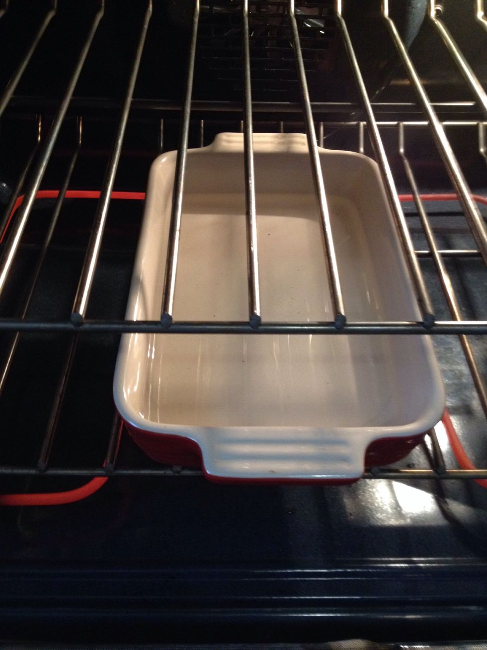 Add boiling water to a pan.