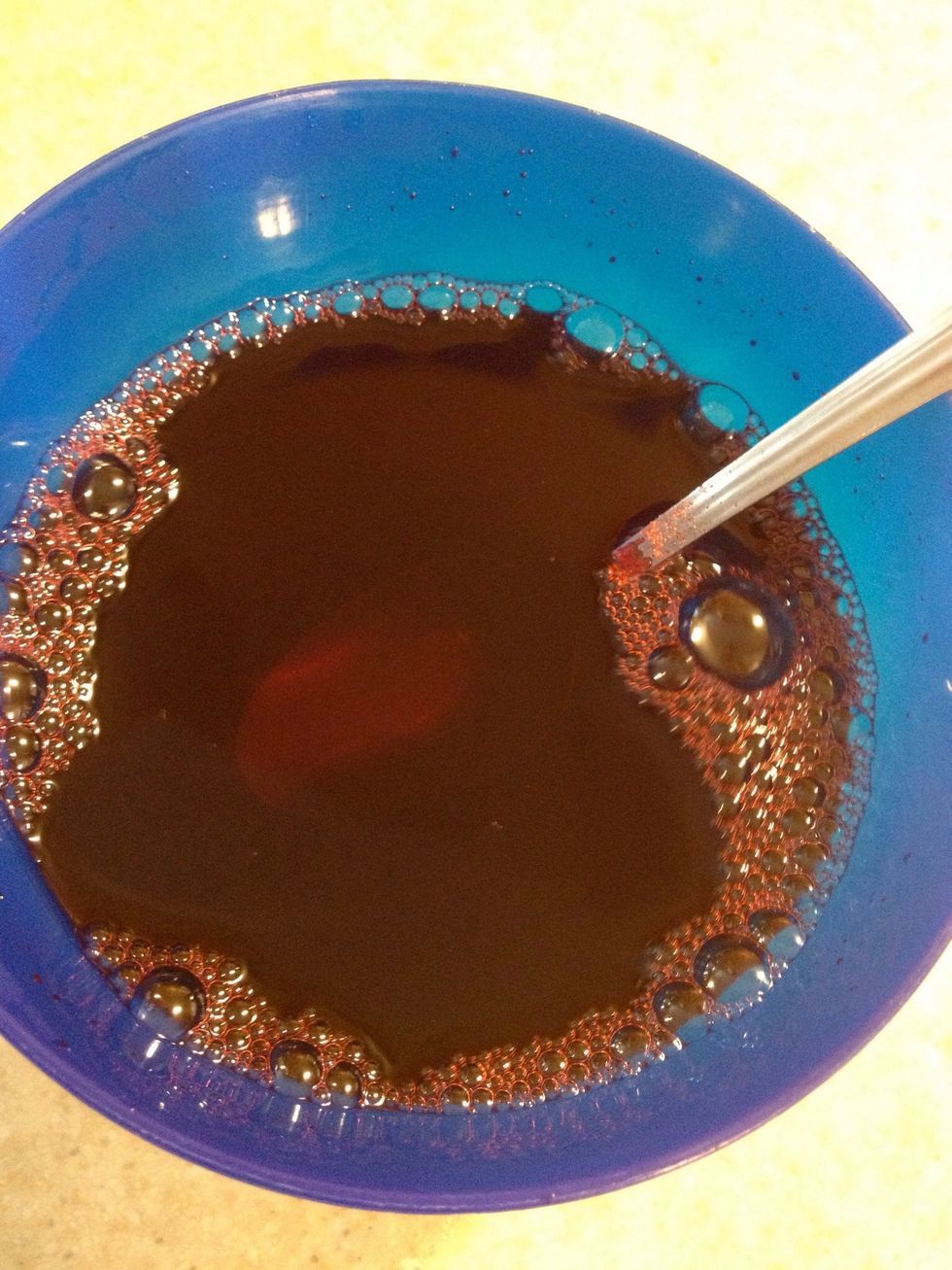 Add boiling water to your favorite box of Jello. IMPORTANT: Stir constantly allowing mixture to return to room temperature. This will make sure the alcohol does not evaporate.
