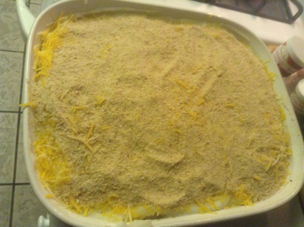 Add bread crumb (unflavored)