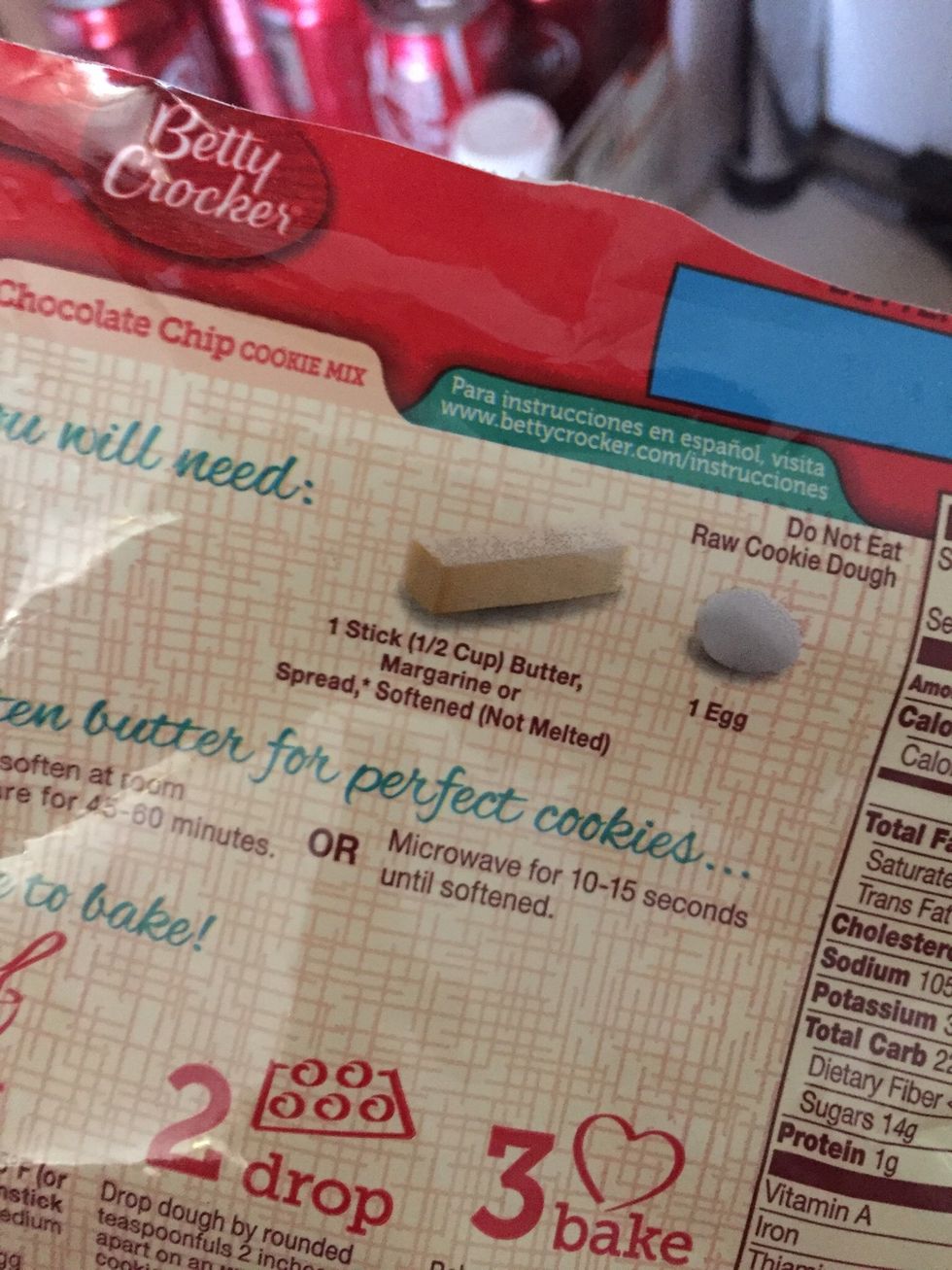 add butter and an egg into the mix and use a mixer until a consistency that you are comfortable with