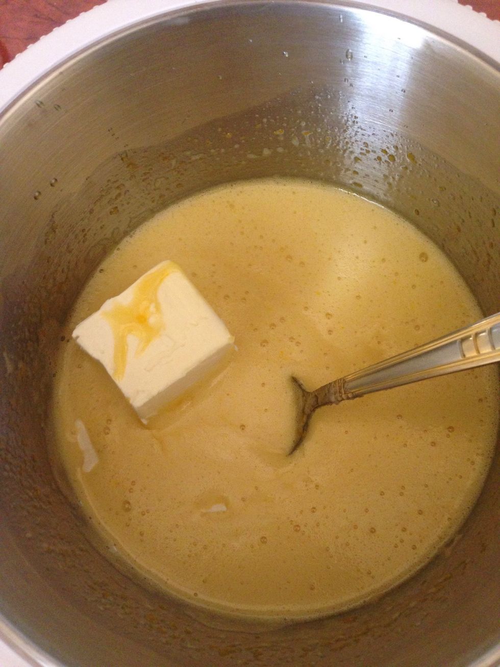 Add butter and stir until melted