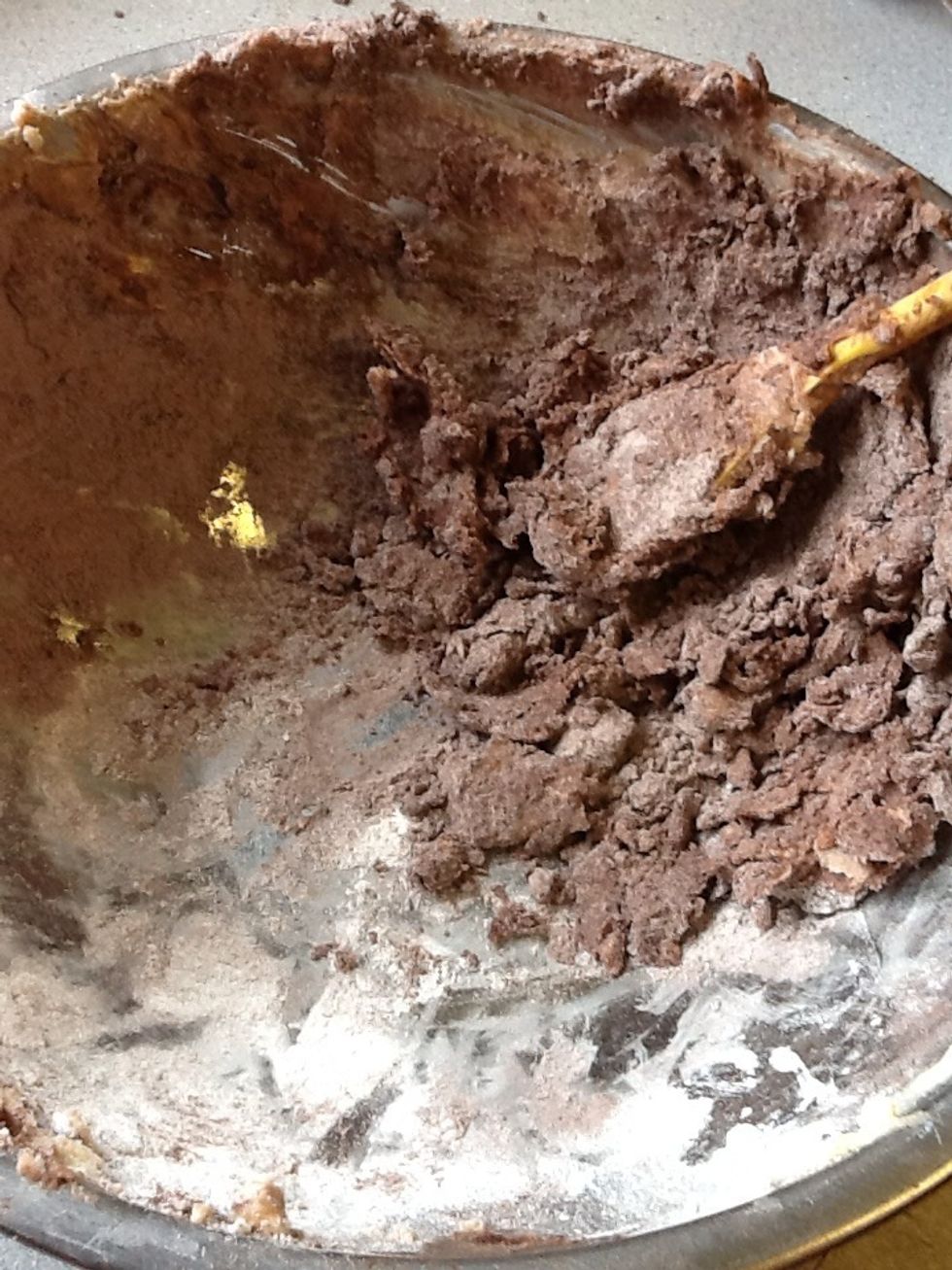 add butter, icing suguar, and granulated sugar beat butter until its soft and fluffy