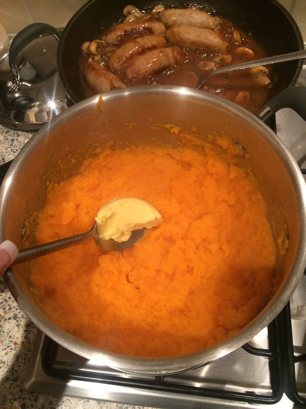 Add butter
