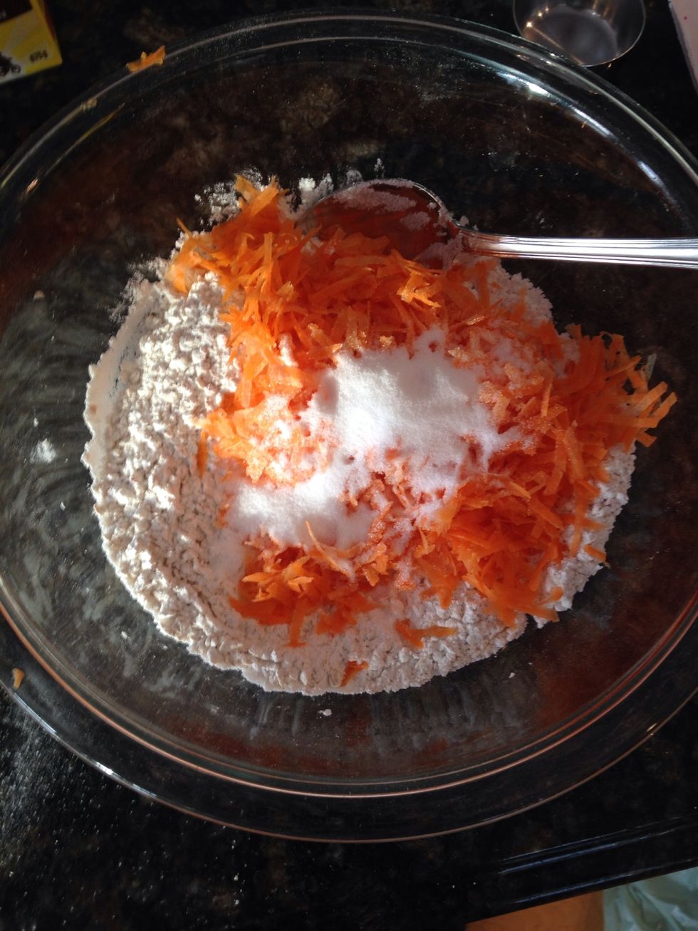 Add carrots and sugar