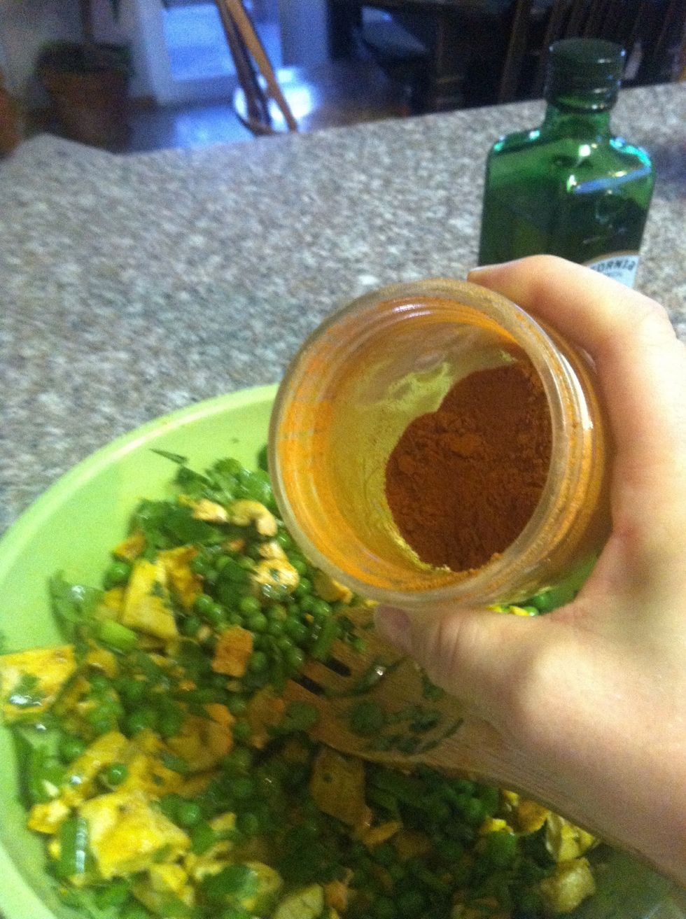 Add cayenne pepper to taste. I like a pretty spicy version of this recipie. - from here you can pack a great lunch or enjoy a fresh healthy meal.