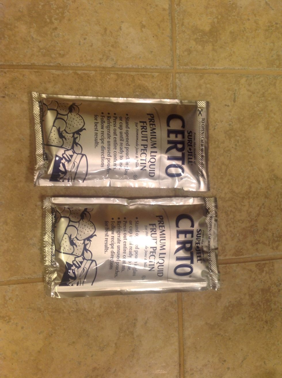 Add Certo after mixture has boiled for five minutes.