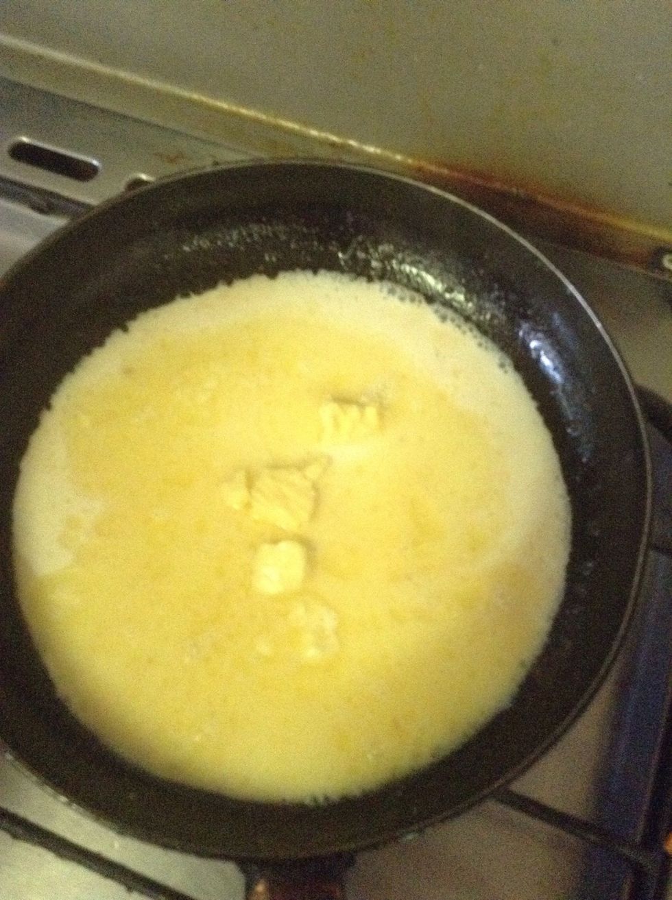 Add cheddar cheese, and garlic mayonnaise