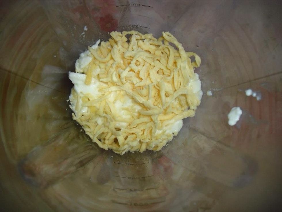 Add cheddar cheese