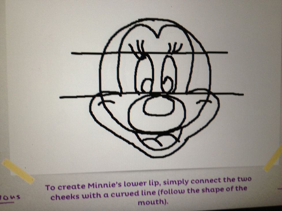 Add cheeks and a chin