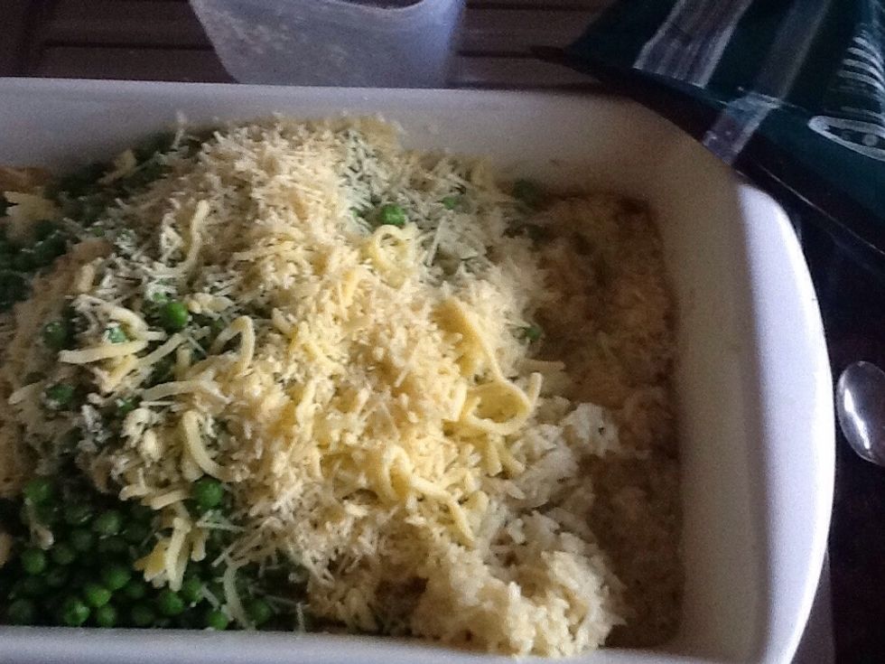 Add cheese 1/2 cup of parmesan cheese - 180 calories 18g protein        12g fat 2g carbohydrates