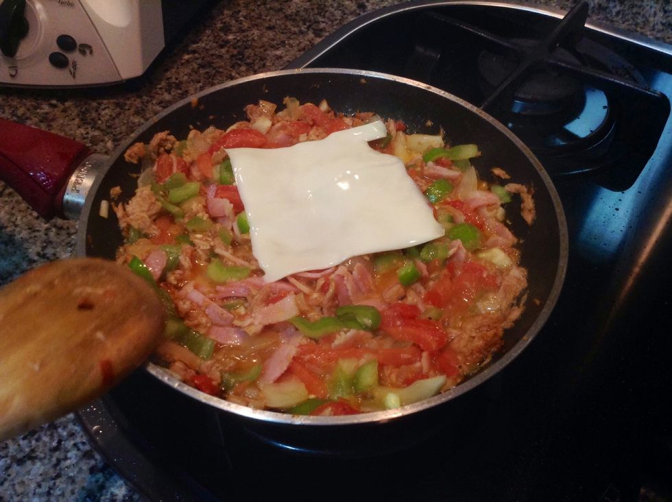 Add cheese. All of you want.