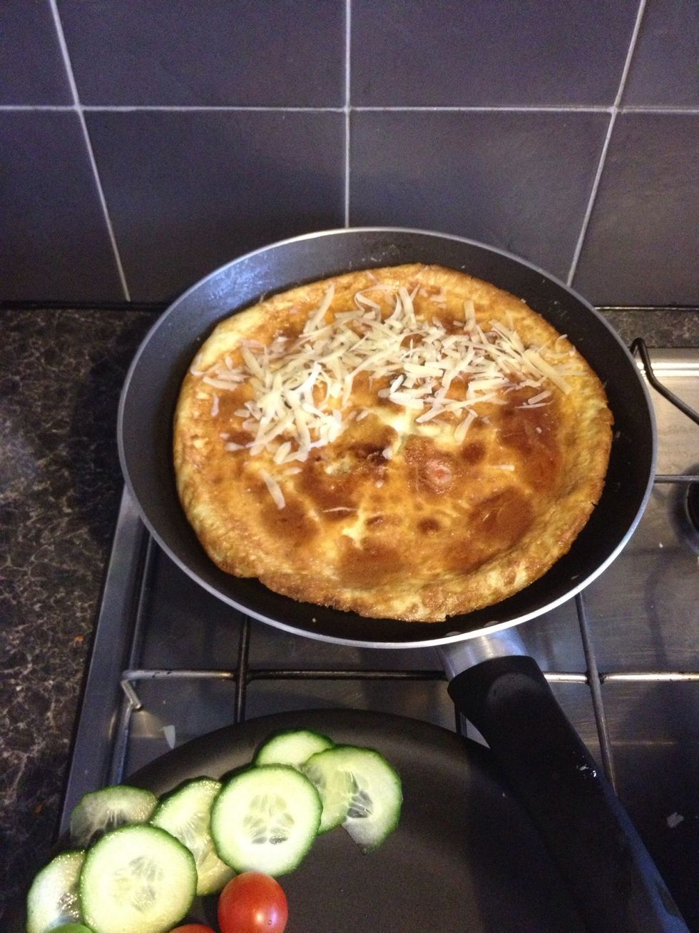 Add cheese (for added flavour) and cook for an extra 30 seconds to a minute