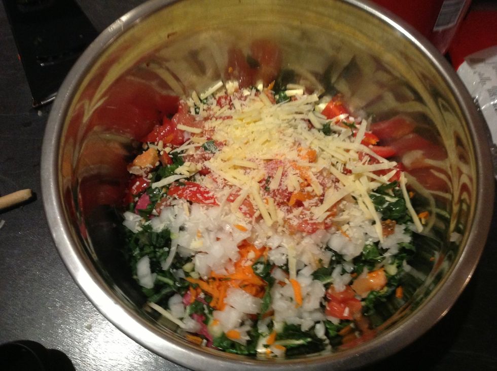 Add cheese in this photo I've added a little tasty too