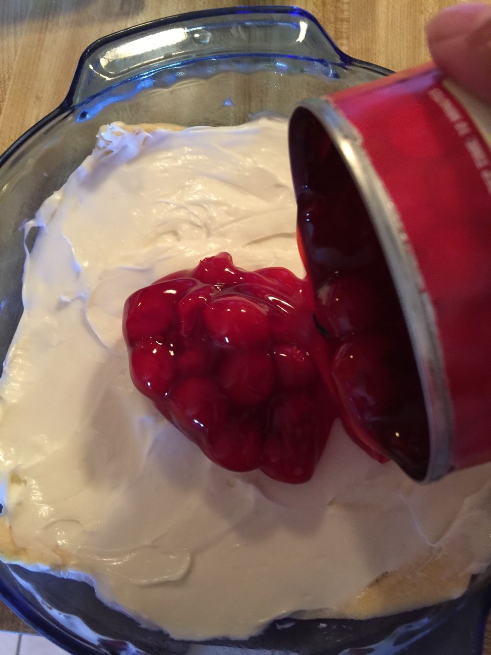 Add cherry pie filling
