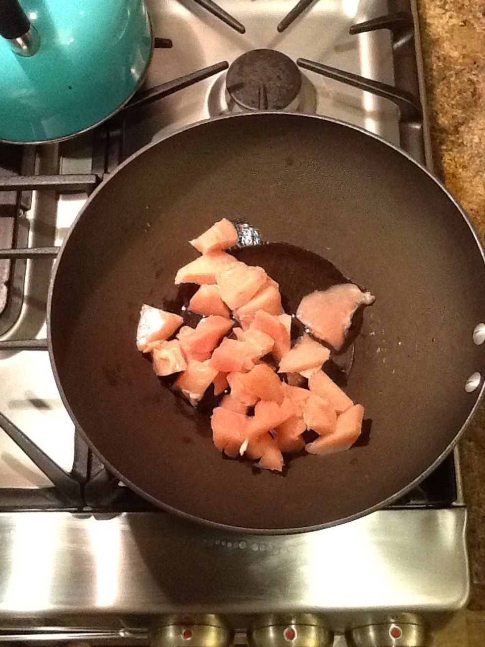 Add chicken and cook through for 10-15 minutes