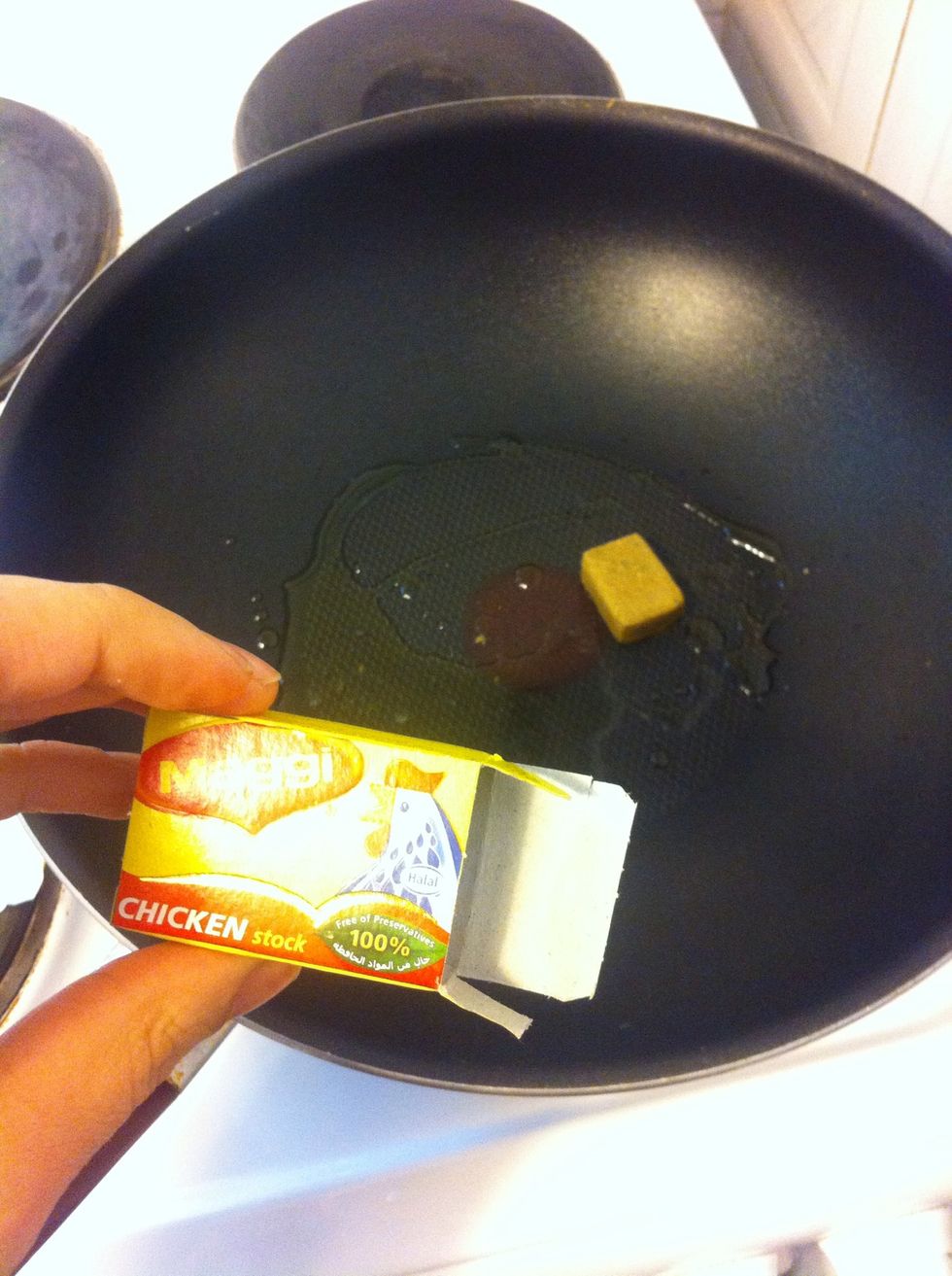 Add chicken stock maggi cube