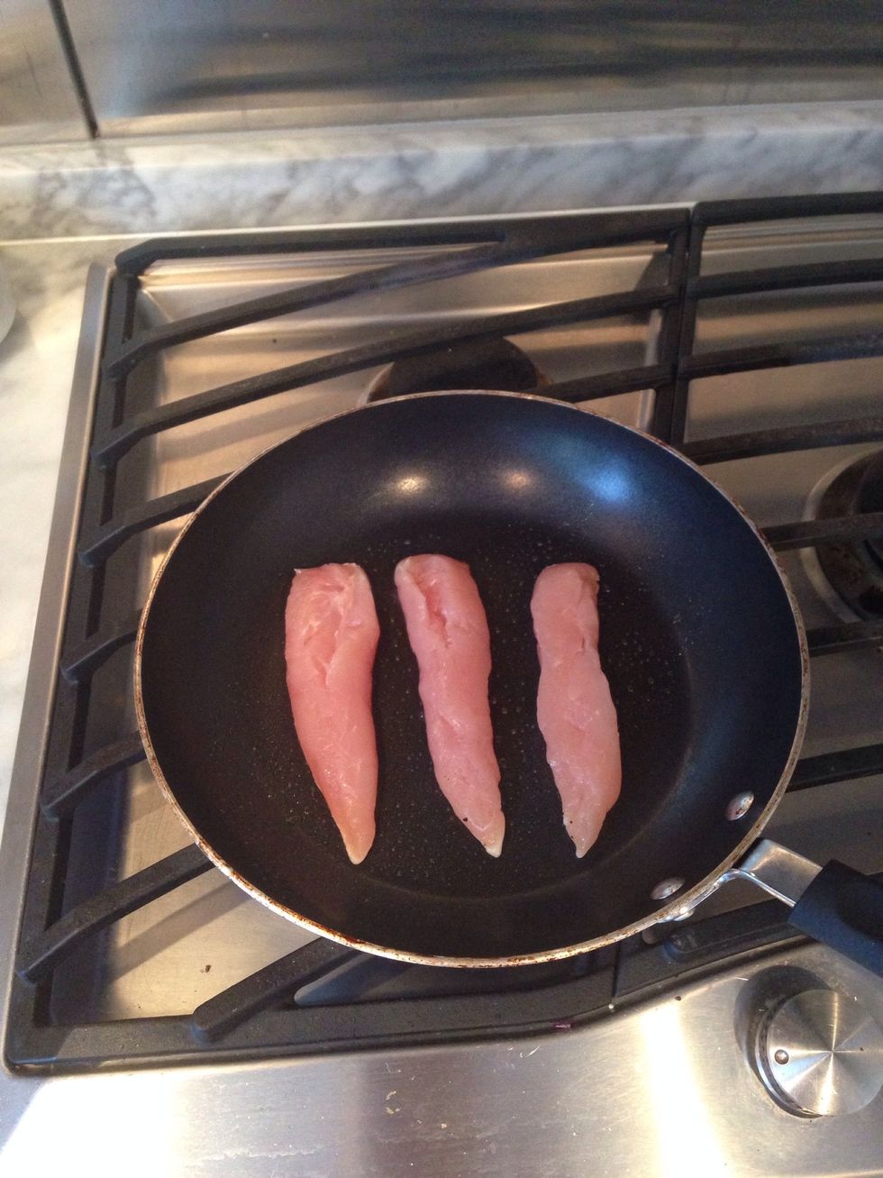 Add chicken to the pan