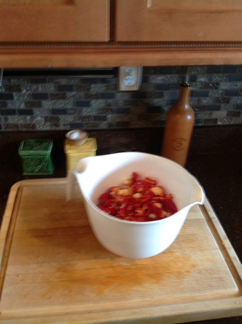 Add Chiles and Garlic to a non- reactive bowl.