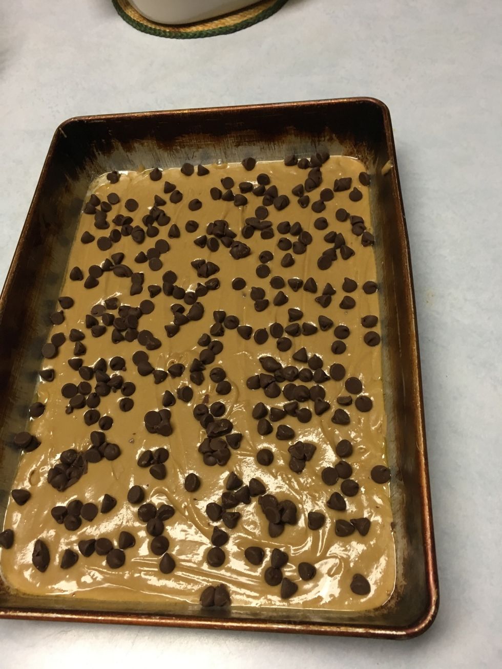 Add chocolate chips.