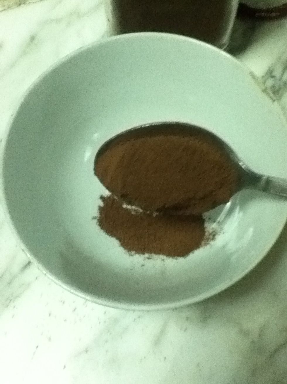 Add chocolate sauce/syrup. If you dont have chocolate sauce/syrup, Put chocolate powder+water/milk(but milk will be a waste of milk!)\ud83c\udf6b