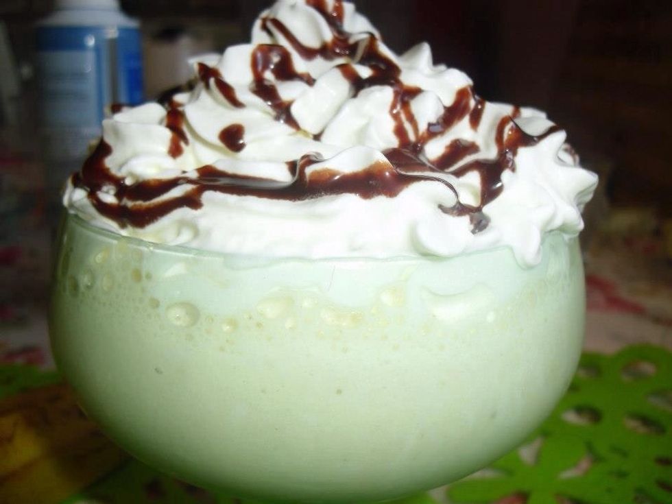 Add chocolate syrup