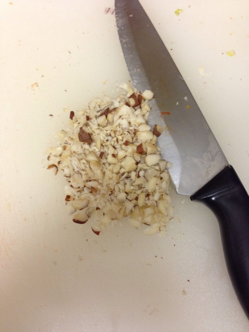 Add chopped Brazilian nuts