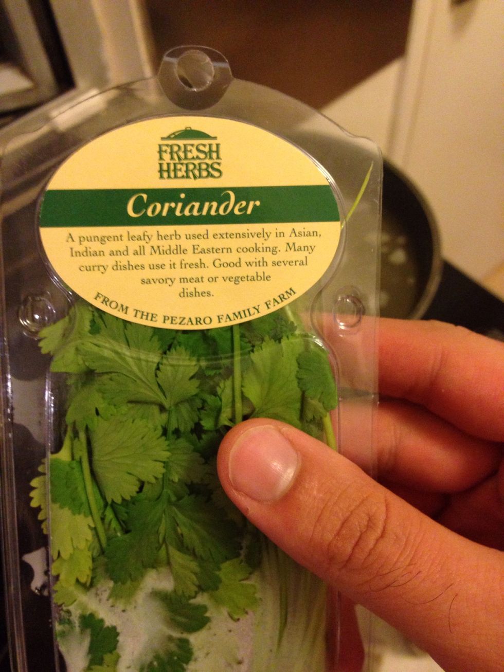 Add chopped coriander leaves at the end