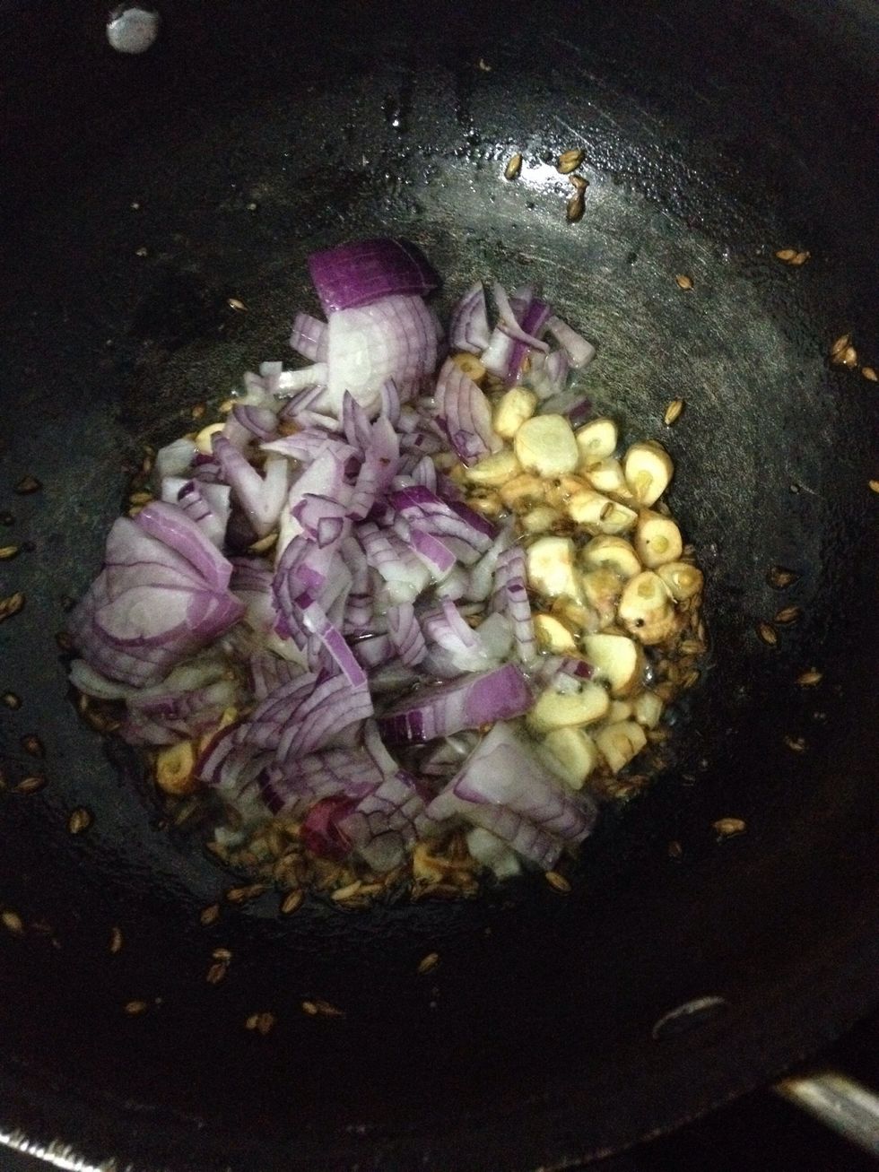 Add chopped onions