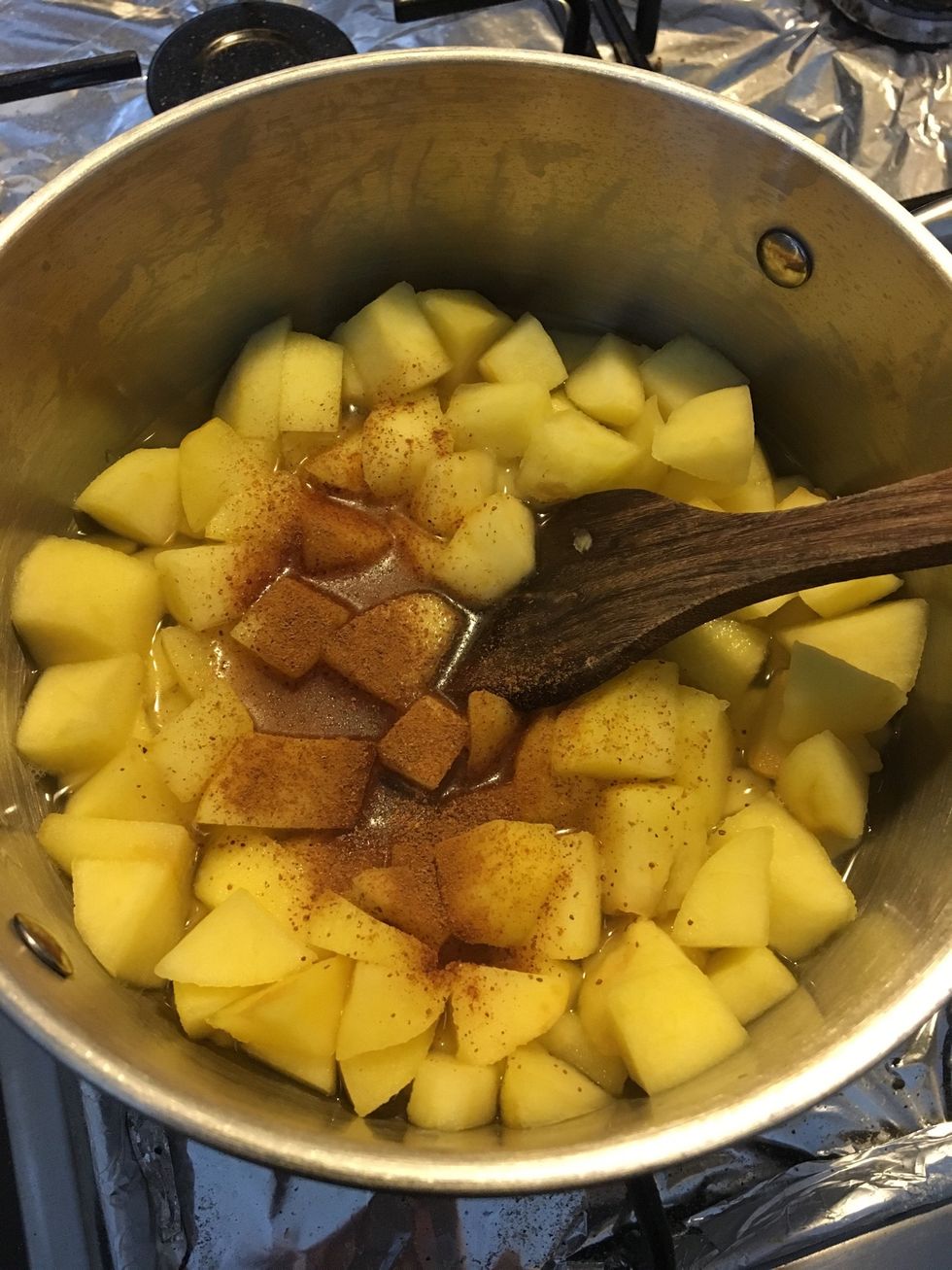 Add cinnamon powder to taste