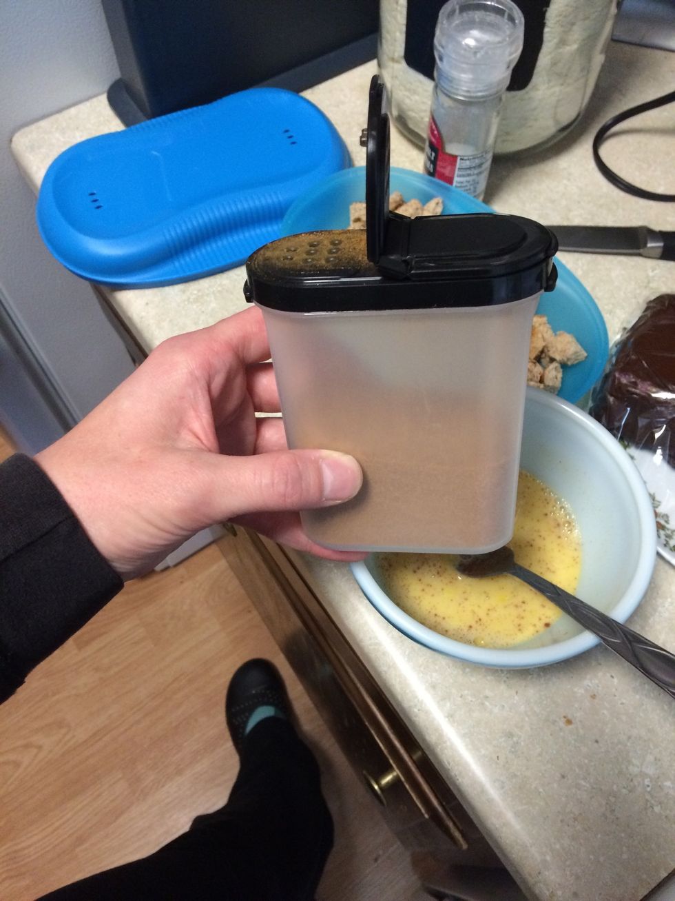 Add cinnamon sugar