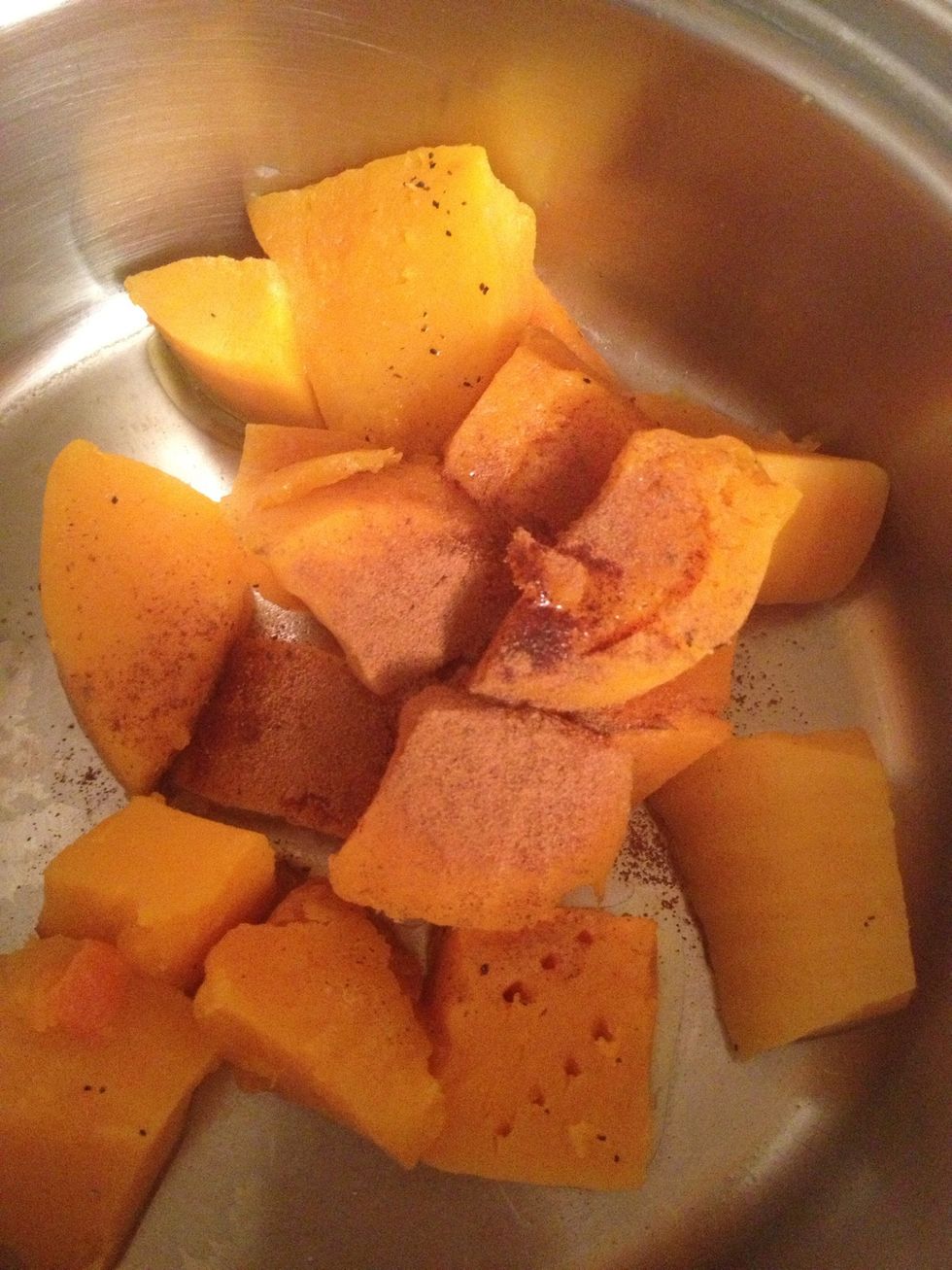 Add cinnamon until its as fragrant as you like.