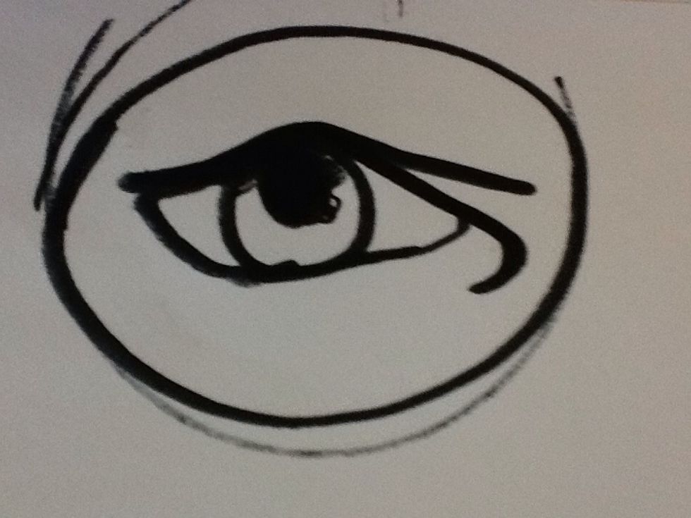 Add circle. Now you have the erudite symbol!