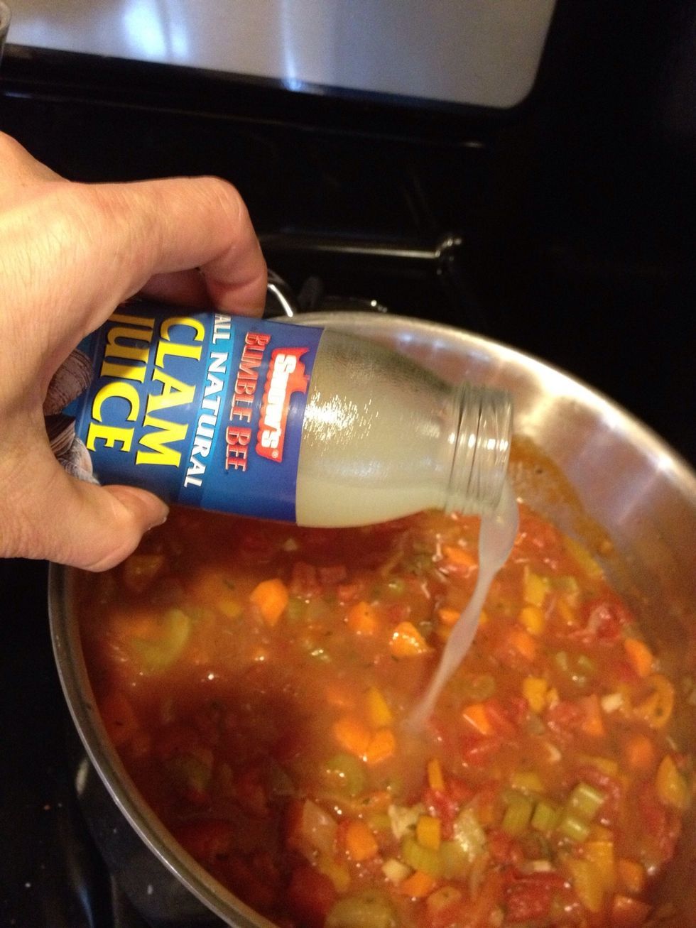 Add clam juice or your own fish stock.