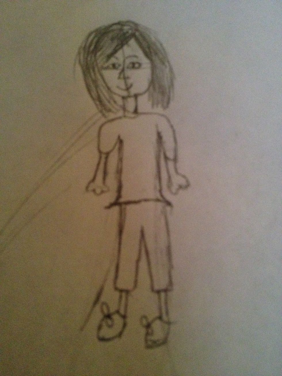 Add clothe and a body and erase the lines from the beginning