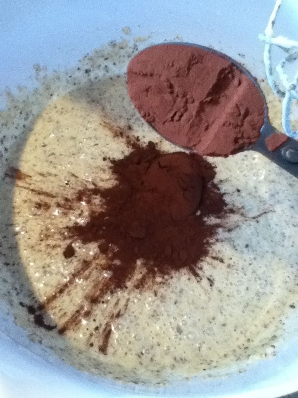 Add cocoa and mix :-)
