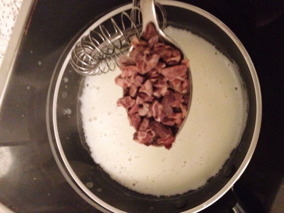 Add cocoa nibs.