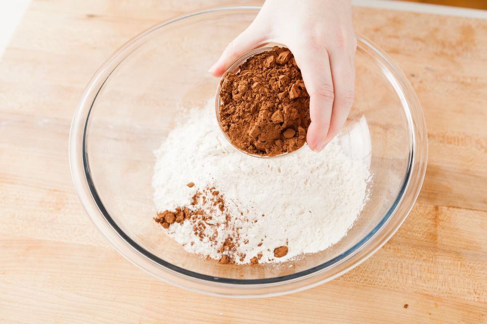 Add cocoa powder.
