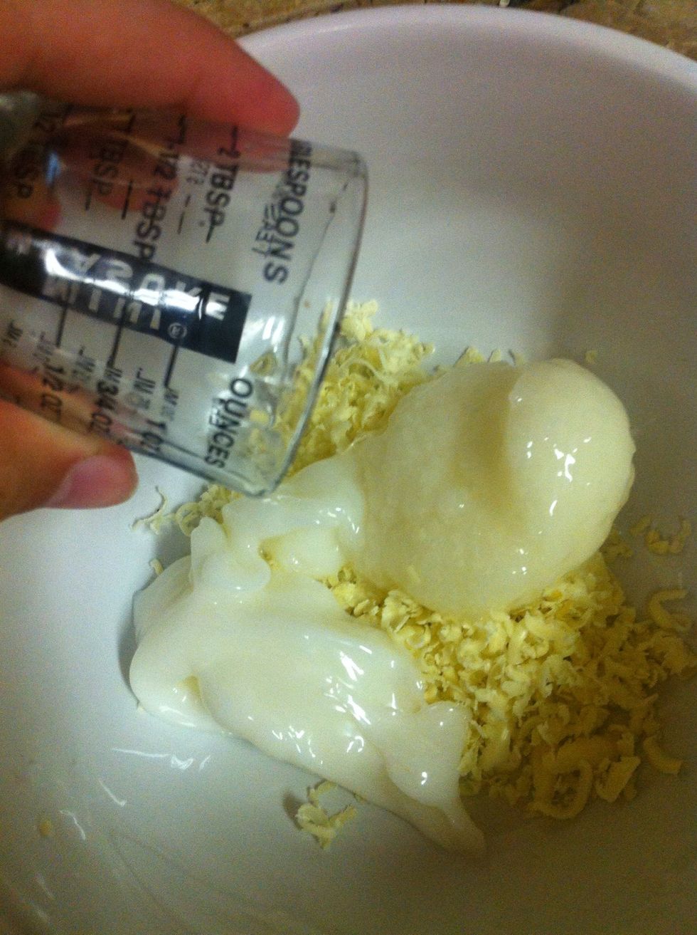 Add coconut oil.....