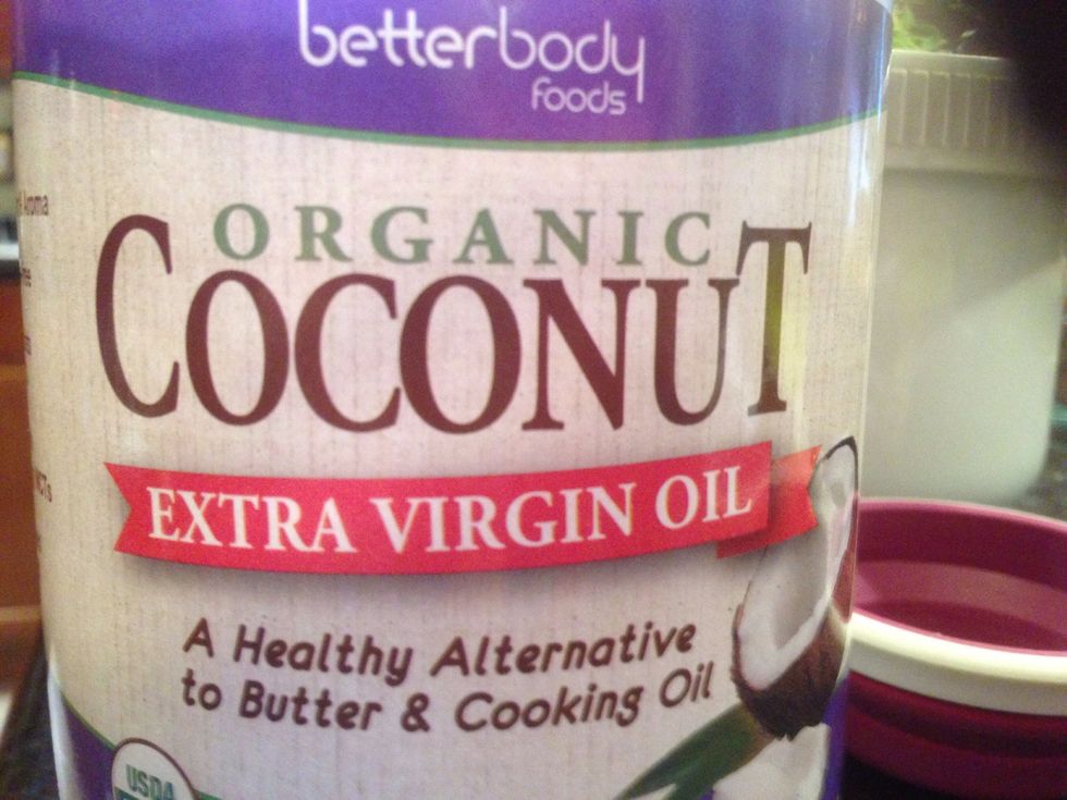 Add coconut oil